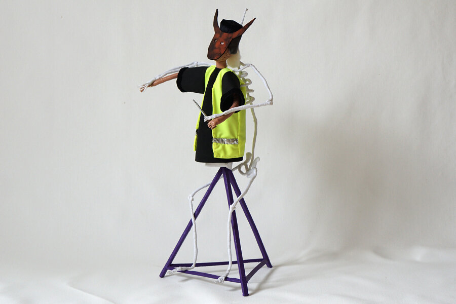 Merav Kamel a Halil Balabin, Redeemer, 2019, fabric, 63x40x33 cm